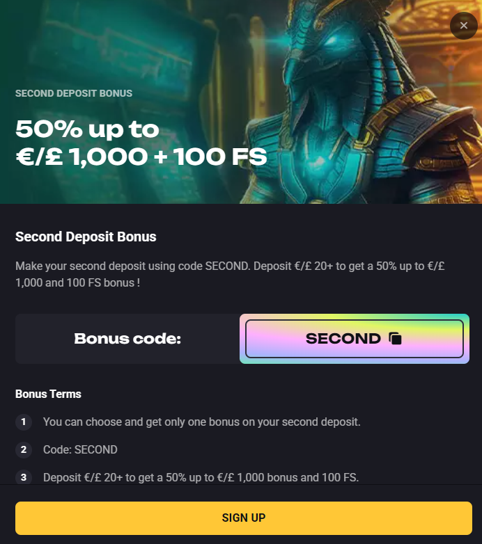 Amonbet Promocode
