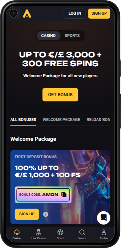 Amonbet casino app android